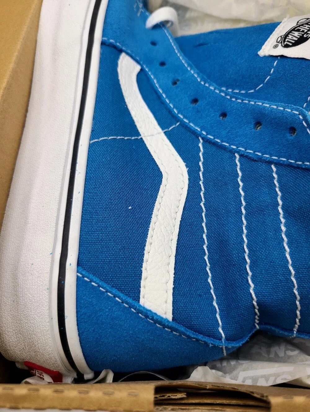 Vans Sk8 Hi Tapered Women Size 7 Color Theory Mediterranean New Mens 7.5